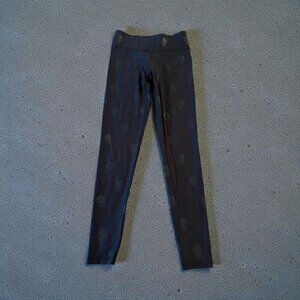 TEREZ Women's Black Skull Print Leggings Tights Size Small